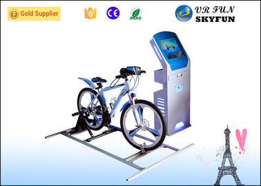 Ποδήλατο αθλητικής 9D εικονικής πραγματικότητας ελεύθερου χρόνου με την οθόνη αφής 42 ίντσας/τον εικονικό προσομοιωτή ανακύκλωσης
