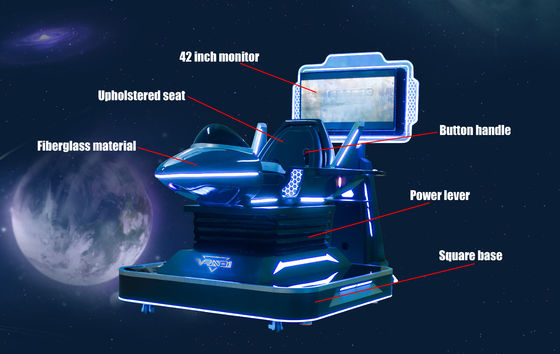 Ο Skyfun Premium 9D VR Flight Simulator προσφέρει μια εξαιρετικά εμβληματική και ρεαλιστική εμπειρία πτήσης.