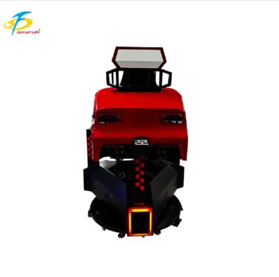 Αυτοκινητάκι Arcade 3-Οθονών Κόκκινο Αγώνων – Περιστροφή 360°, Αντίδραση Δύναμης, 3D Ήχος, Υψηλός Ρυθμός Ανανέωσης, Εμβυθιστικό VR Driving Simulator για FECs & Arcade