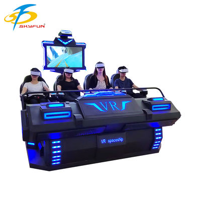 9D VR 4 θέσεις κινηματογράφος ️ Πολλαπλό πρόσωπο Immersive VR θέατρο με 100+ ταινίες & 15 διαδραστικά παιχνίδια, Deepoon VR γυαλιά