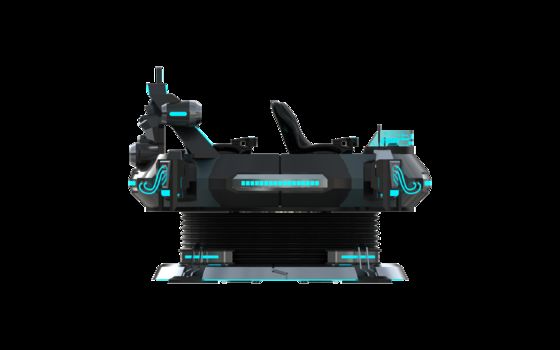 Προσαρμοσμένο FUN UFO 5 θέσεις VR κινηματογραφικό προσομοιωτή∙ Πολυπαίκτης 9D VR κίνηση βόλτα με DPVR γυαλιά, 32 ιντσών οθόνη, αξιόπιστο Sempre Wire Loop & Μεγάλο σύστημα κίνησης    SKYFUN