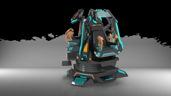 Διασκεδαστικός κινηματογραφικός προσομοιωτής VR 3 θέσεων Star Tower. Εξαιρετικό σχεδιασμό κίνησης 9-DOF, οθόνη 360°, πολλαπλά ειδικά εφέ, γυαλιά DPVR & 3παίκτες Immersive Ride