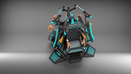 Διασκεδαστικός κινηματογραφικός προσομοιωτής VR 3 θέσεων Star Tower. Εξαιρετικό σχεδιασμό κίνησης 9-DOF, οθόνη 360°, πολλαπλά ειδικά εφέ, γυαλιά DPVR & 3παίκτες Immersive Ride