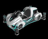 FUN 4 DOF Racing Car Simulator∙ 4 άξονες κίνηση, Ultra-Large Curved LCD, Logitech G29 τιμόνι, 5 παιχνίδια, 42 ιντσών οθόνη