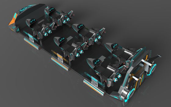 Fun Fly Battleship 6 Θέσεων VR Cinema | Ατομική Δομή Δράσης, Επεκτεινόμενα Καθίσματα, Μεγάλη Πίσω Οθόνη, 55 Παιχνίδια, Γυαλιά DPVR E3-S & Οθόνη 32 ιντσών – Κατασκευαστής SKYFUN