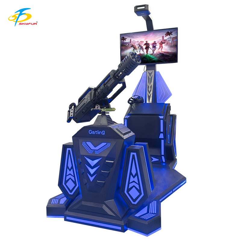 9D VR Gatling Shooting Simulator – Παιχνίδι σκοποβολής HTC Vive VR με οθόνη LCD 42 ιντσών, 5 συναρπαστικά παιχνίδια