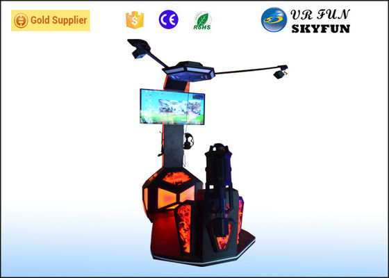 Μακρύς προσομοιωτής πυροβόλων όπλων Gatling, μηχανή εικονικής πραγματικότητας με την οθόνη επίδειξης 42 ίντσας