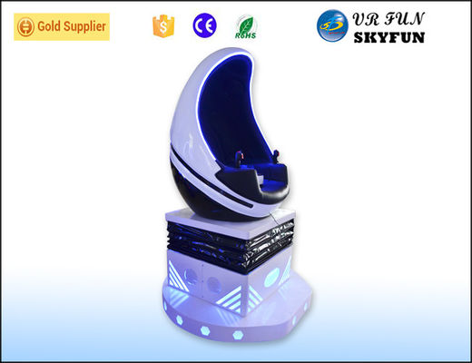 Κινηματογράφος μορφής 9D VR αυγών ενιαίων καθισμάτων με τα τρισδιάστατα γυαλιά κασκών VR για τον εξοπλισμό πάρκων της Luna