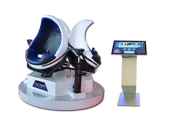 3 κινηματογράφος αυγών VR καθισμάτων 9D με 6 ειδικό εφέ, προσομοιωτής κινήσεων εικονικής πραγματικότητας