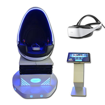 Δημοφιλής λοβός κινηματογράφων αυγών VR ενιαίων καθισμάτων 9D με 360 την περιστροφή 2kw