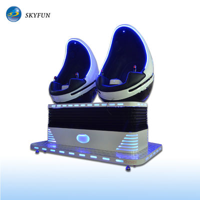 2 έδρα αυγών λοβών VR φίμπεργκλας καθισμάτων VR με 90 κινηματογράφους PC ελεγκτής 22 ίντσας