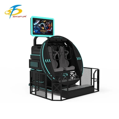 SKYFUN 360° Εξομοιωτής Κίνησης VR Πλήρους Περιστροφής | Καρέκλα Εικονικής Πραγματικότητας με Δυναμική Πλατφόρμα, Περιεχόμενο AR/VR παιχνιδιών, Ακουστικά 4K, Παρακολούθηση Κίνησης, Απτική Ανάδραση και Υποστήριξη Πολλαπλών Παικτών