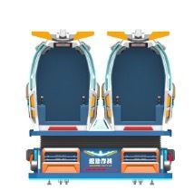 VR Combat & Fun Fly Flight 2 θέσεις VR Cinema με δυναμικές θέσεις κίνησης, 50+ ταινίες VR, ρεαλιστικά ειδικά εφέ & ανθεκτική υαλοειδή για εντυπωσιακή ψυχαγωγία