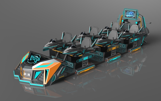 Fun Fly Battleship 6 Θέσεων VR Cinema | Ατομική Δομή Δράσης, Επεκτεινόμενα Καθίσματα, Μεγάλη Πίσω Οθόνη, 55 Παιχνίδια, Γυαλιά DPVR E3-S & Οθόνη 32 ιντσών – Κατασκευαστής SKYFUN