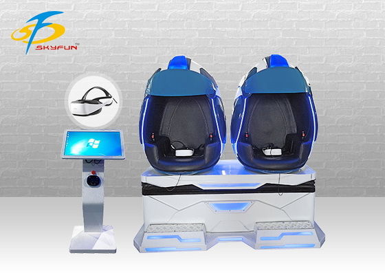 Ελκυστική έδρα αυγών λούνα παρκ VR + κινηματογράφος 9D VR με το παιχνίδι πυροβολισμού